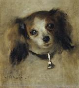 Pierre-Auguste Renoir Head of a Dog oil on canvas